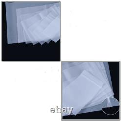 CPE Plastic Soft Seal Bags Clear Matte Jewelry Clothing Packing Pouch