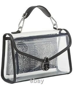 Calvin Klein Statement Series Lock Limited Edition Transparent Bag B4HP MSR $298