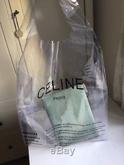 Celine Plastic Clear Bag And Wallet Purse Philo Ss 2018 Ultra Limited New