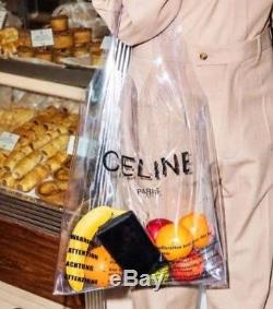 Celine Spring Summer 2018 Clear Plastic Shopping Bag