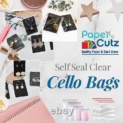 Cello Standard Card Bags Cellophane Bag for Cards & Envelopes TRADE PRICES CLEAR