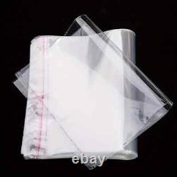 Cellophane Clear Cello Bags Display Garment Self Adhesive Peel&seal Plastic