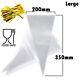 Cellophane Cone Sweet Bags Clear Plastic Cello Small Large Party Gift Twist Ties