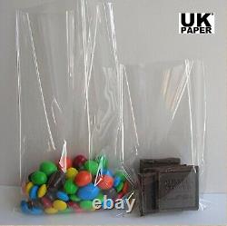 Cellophane Gift Plastic Bags Pack Large Medium Small for Cookies Sweets Presents