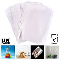 Cellophane Gift Plastic Bags Pack Large Medium Small for Cookies Sweets Presents