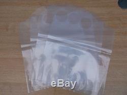 Clear 15 x 20 Inch Plastic Polythene Shopping Wavy Top Carrier Bags Strong 400g