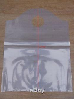Clear 15 x 20 Inch Plastic Polythene Shopping Wavy Top Carrier Bags Strong 400g