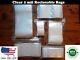 Clear 2 Mil Zip Seal Bags Poly Plastic Reclosable Top Lock Zipper 2mil Baggies