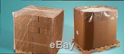 Clear 2Mil Gaylord Liners/ Pallet Covers 46 x 44 x 100 Plastic Poly Bag LDPE USA