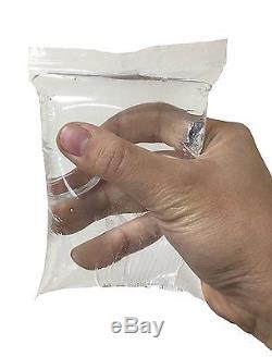 Clear 2Mil Plastic Seal Top Zip-Lock ZipLock Reclosable Poly Jewelry Bags 2 Mil