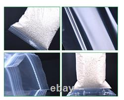 Clear 2mil Reclosable Zipper Poly Bags Self Seal Plastic Poly Bags MANY Sizes