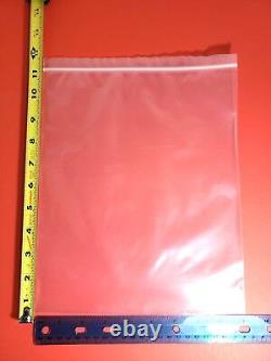 Clear 4-mil Zip Close Top Bags Heavy-duty Reclosable Plastic Zipper Poly ML MM