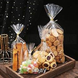 Clear Bags for Sweets Gifts Cards Wax Melts Cookies Plastic Poly Polythene Bags