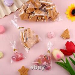 Clear Bags for Sweets Gifts Cards Wax Melts Cookies Plastic Poly Polythene Bags