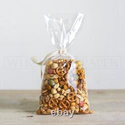 Clear Bags for Sweets Gifts Cards Wax Melts Cookies Plastic Poly Polythene Bags