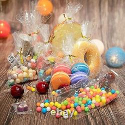 Clear Bags for Sweets Gifts Cards Wax Melts Cookies Plastic Poly Polythene Bags