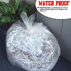 Clear Bin Bags Heavy Duty Rubbish Garbage Trash Bin Bags for House Hold Wastage