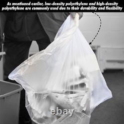 Clear Bin Bags Heavy Duty Rubbish Garbage Trash Bin Bags for House Hold Wastage