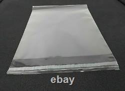 Clear Cello Bags 7 7/16x10 1/2 Resealable Cellophane OPP Poly Sleeves Packing