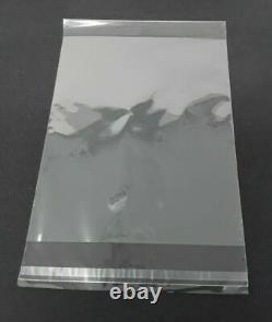 Clear Cello Bags 7 7/16x10 1/2 Resealable Cellophane OPP Poly Sleeves Packing