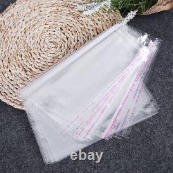 Clear Cello Bags Clear Self Adhesive Peel & Seal Cellophane Plastic OPP Display