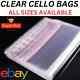 Clear Cellophane Bags Party Sweet Seal Self Cello Card Bags Cellophane Party Bag