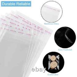 Clear Cellophane Bags Party Sweet Seal Self CELLO CARD BAGS CELLOPHANE PARTY BAG