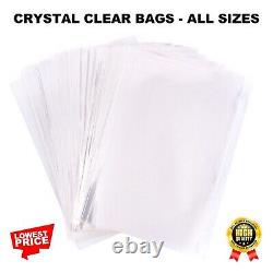 Clear Cellophane Bags for Cards Sweets Cookies Kids Party Treats Gifts Food Safe