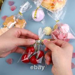 Clear Cellophane Bags for Cards Sweets Cookies Kids Party Treats Gifts Food Safe