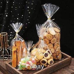 Clear Cellophane Bags for Cards Sweets Cookies Kids Party Treats Gifts Food Safe