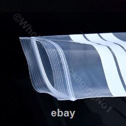 Clear Cellophane Cello Grip Seal with Write On Panel Baggies Storage Bags