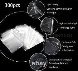 Clear Cellophane Cello Grip Seal with Write On Panel Baggies Storage Bags