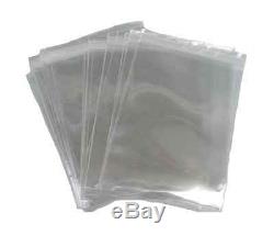 Clear Cellophane Plastic Bags Packaging Display Polythene Peel Seal cards
