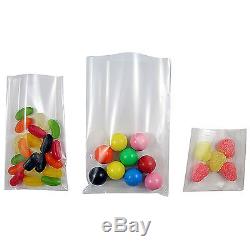 Clear Cellophane Plastic Display Bags for Lollipops, Cake Pops and Sweets Party