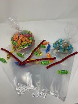 Clear Cellophane Sweet Gift Cello Display Bags Candy Cakes Pop Kids Party Treats