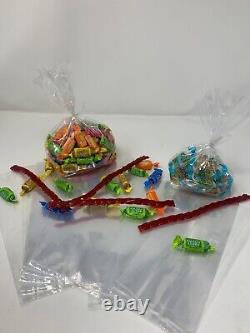 Clear Cellophane Sweet Gift Cello Display Bags Candy Cakes Pop Kids Party Treats