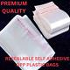 Clear Cellophane Transparent Opp Plastic Bags Self Adhesive Small To Xlarge Bag