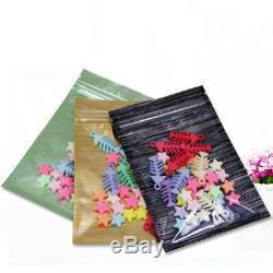 Clear Colorful Cord Design Aluminum Foil Plastic for Zip Bags Mylar Lock Pouches
