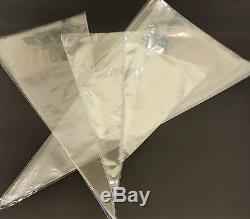 Clear Coloured Cellophane Cone Bags Kids Party Sweet & Treat Plastic Cello Bag