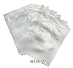 Clear Food Plastic Polythene Bag Use Freezer Storage Bags Various Sizes & Qtys