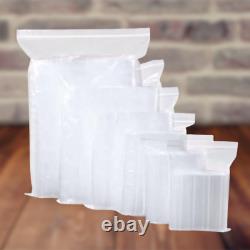 Clear GRIP SEAL BAGGIES Plastic Re-Sealable Poly Bags