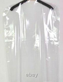 Clear Garment Covers Clothes Suit Dress Plastic Bags Poly roll 36 38 40 42