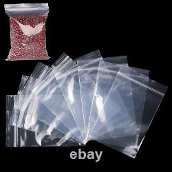 Clear Grip-Seal Bags Self-Resealable Polythene Plastic Zip Lock Bags Multi-listi