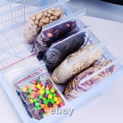 Clear Grip Seal Plastic Poly Packaging Food Grade WRITE ON PANEL