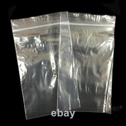 Clear Grip Self Press Seal Resealable Poly Polythene Zip Lock Plastic Bags Cheap