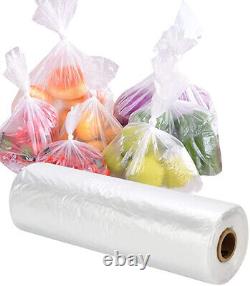 Clear HD Polythene Bags On A Roll 9 x 14 x 18 Fruit/Veg/Meat