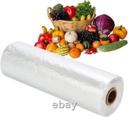 Clear HD Polythene Bags On A Roll 9 x 14 x 18 Fruit/Veg/Meat