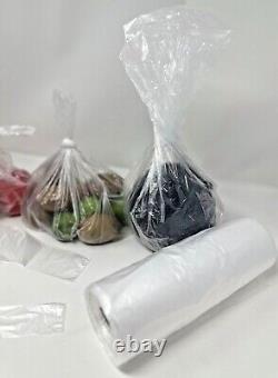 Clear HD Polythene Plastic Bags On a Roll 9x14 Fruit/Veg/Meat/Butcher/Sandwich