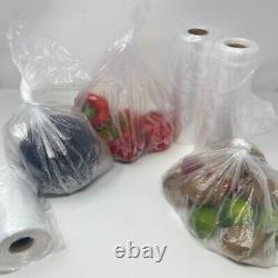 Clear HD Polythene Plastic Bags On a Roll 9x14 Fruit/Veg/Meat/Butcher/Sandwich