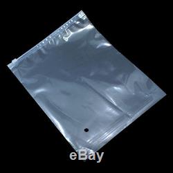Clear Matte Plastic Packaging Zipper Bags Reclosable For Clothes Underwear